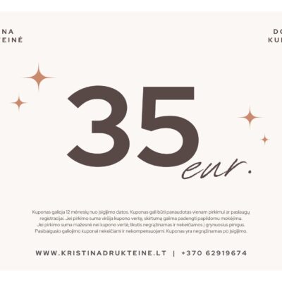 35 eur. dovanų kuponas