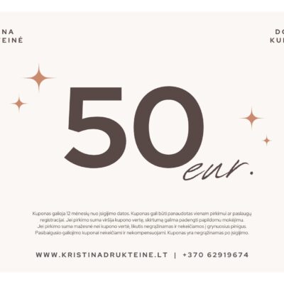 50 eur. dovanų kuponas